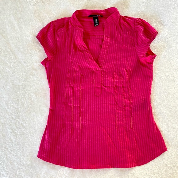 Vintage Y2K Raspberry Blouse - Picture 1 of 6